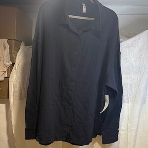 Mono B Men's Dark Button-Up Jacket